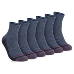 6 Pairs Timberland Men’s Comfort Quarter Socks