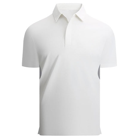 Alex Vando Men's Textured Stretch Performance Golf Polo Shirt