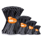 400 Assorted-Size Zip Ties