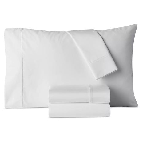 4-Piece 1200-Thread Count Queen or King Solid Sheet Set
