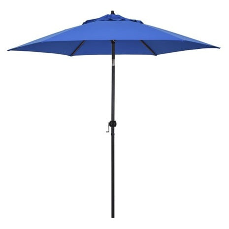 9ft Rd Powdercoated Steel Crank Open, Push Tilt Patio Umbrella