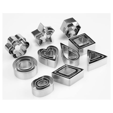 30 Piece Mini Cookie Cutters Set