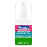 3 Travel Size Benadryl Extra Strength Itch Cooling Sprays