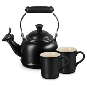 Le Creuset 1.25-Qt Enamel-On-Steel Kettle with 2 Mugs