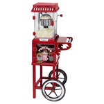 West Bend Theater Style Popcorn Popper Machine Wheeled Cart