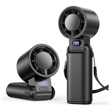 Portable Handheld Adjustable Speed Turbo Fan with LED Display