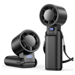 Portable Handheld Adjustable Speed Turbo Fan with LED Display