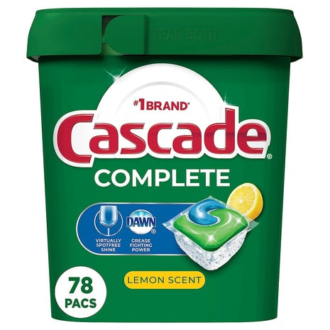 234 Cascade Complete Dishwasher Pods (Lemon Scent)