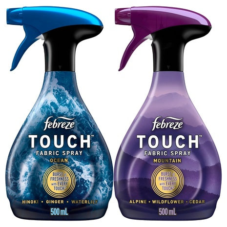 2 Febreze Touch Odor Fighting Fabric Refresher Sprays
