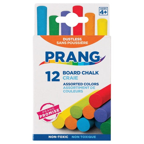 12 Prang Assorted Color Board Chalk