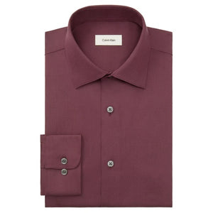 Calvin Klein Men's Steel Plus Slim Fit Dress Shirt