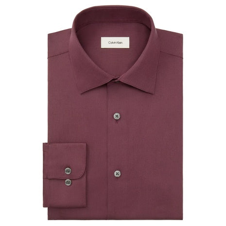 Calvin Klein Men's Steel Plus Slim Fit Dress Shirt