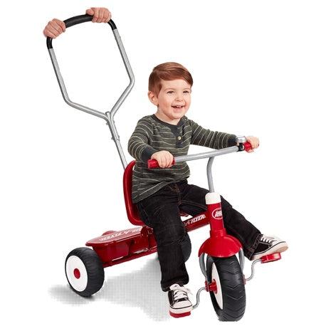 Radio Flyer Deluxe Steer & Stroll Trike