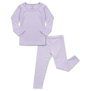 Size 6 Light Purple Ribbed Pajamas