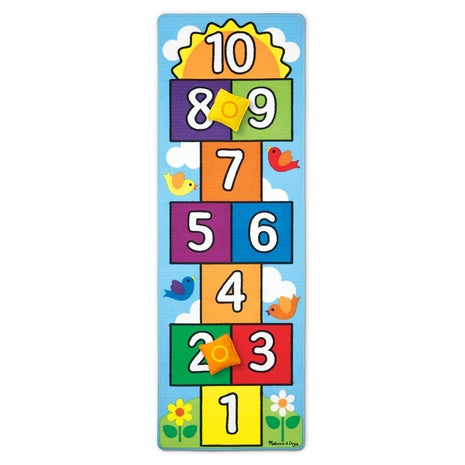 Melissa & Doug Hop and Count Hopscotch Game Rug