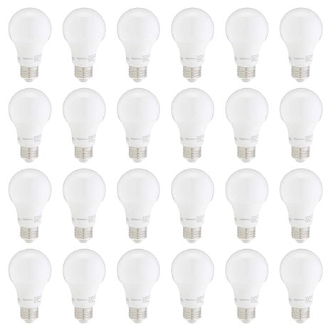 24-Pack A19 LED Light Bulbs