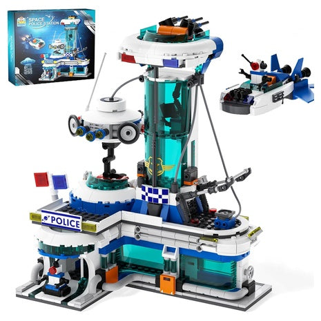 905-Piece Space Police Station Building Set