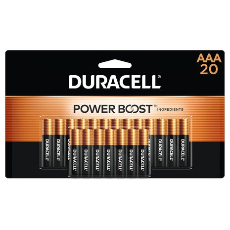 20 AAA Duracell Batteries