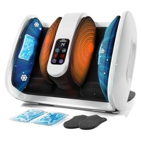 Shiatsu Deep Kneading Foot Massager With Heat & Ice Therapy