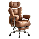 Simple Deluxe Scratch-Resistant PU Leather Office Desk Chair