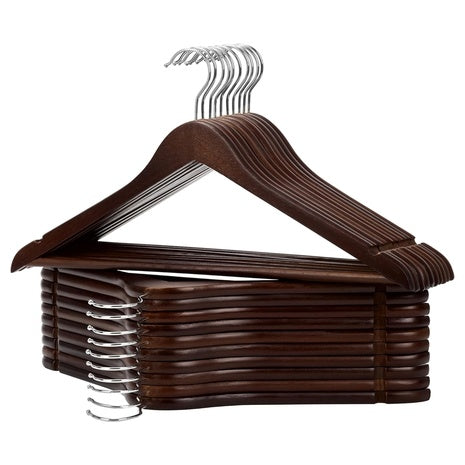 20 Wooden Hangers (3 Colors)