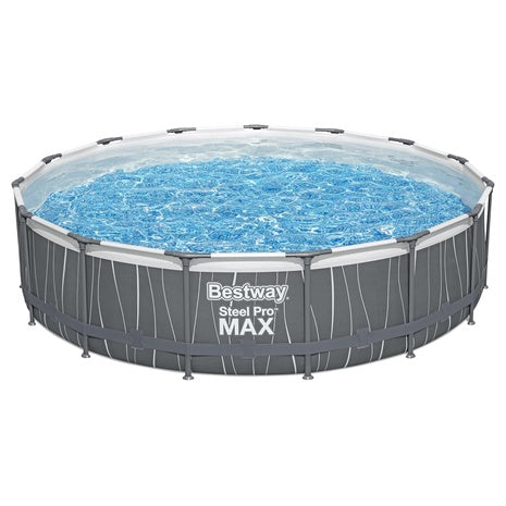 Bestway Steel Pro MAX Above Ground LED Lit Swimming Pool (15' x 42")