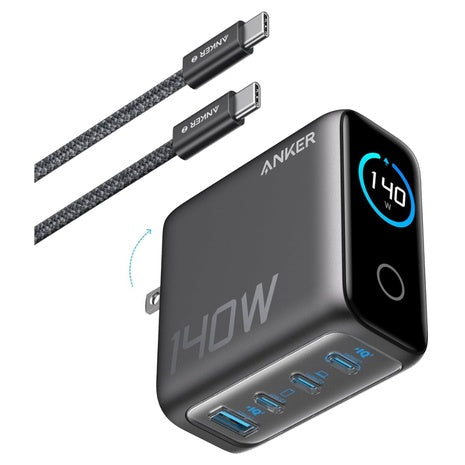 Anker 140W MAX 4-Port PD 3.1 USB-C Laptop Charger