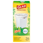 26-Count Glad Medium Drawstring Trash Bags