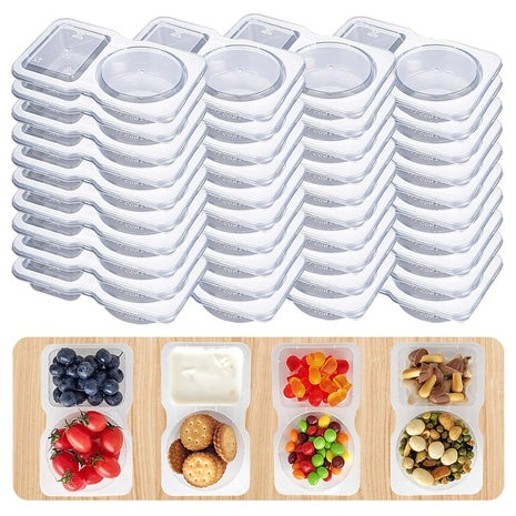 40-Pack Reusable Snack Containers With Lids