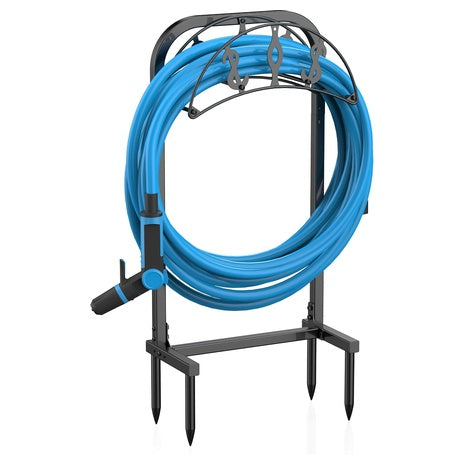 150ft Heavy Duty Durable Water Hose Holder With 4 Spikes