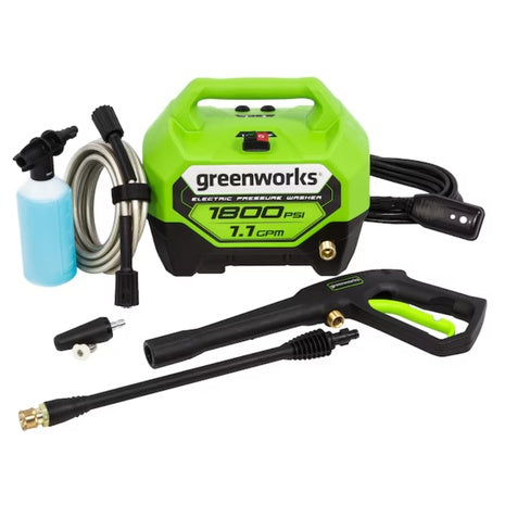 Greenworks 1800-PSI 1.1-GPM Cold Water Electric Pressure Washer