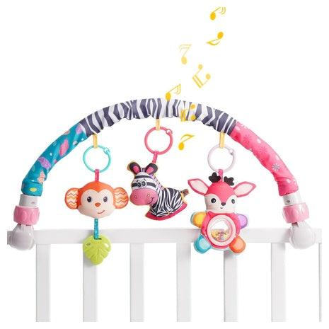 Baby Stroller and Crib Activity Arch Toy with Hanging Accessories