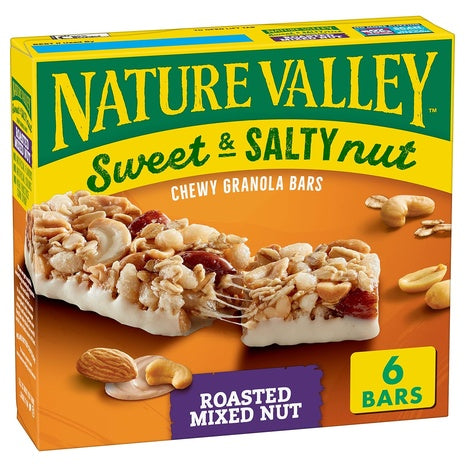 6 Roasted Mixed Nut Bars