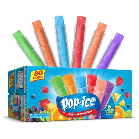 80 Pop Ice Freezer Pops