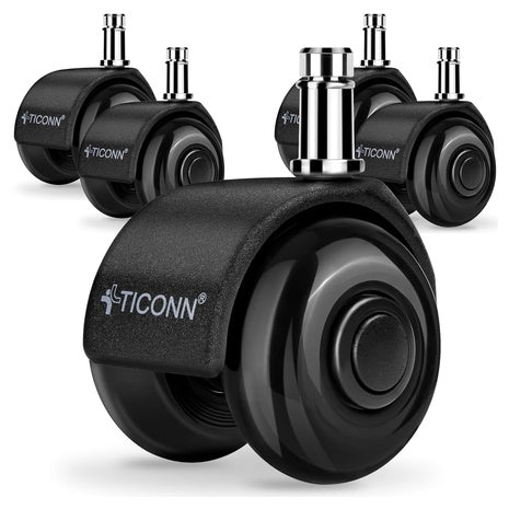 5-Pack Office Chair Caster Wheels