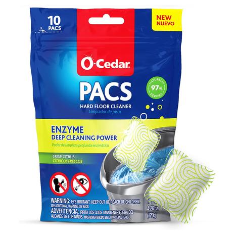 10-Count O-Cedar Pacs Hard Floor Cleaner