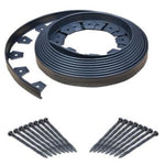 40 Ft Kit No-Dig Landscape Edging With Anchoring Spikes