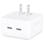 35W Apple Dual USB-C Port Compact Power Adapter