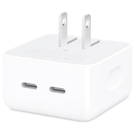 35W Apple Dual USB-C Port Compact Power Adapter