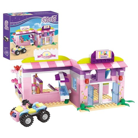 317-Piece Ice Cream Shop Building Set