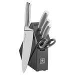6-Piece Henckels Modernist Studio Stainless Steel Knife Block Set