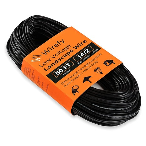 100' Wirefy 12/2 Pure Copper Low Voltage Landscape Wire
