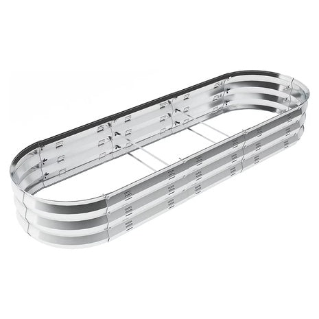 5.5-ft. Galvanized Metal Raised Garden Planter Box