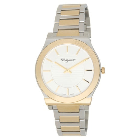 Ferragamo Gancini Two Tone Bracelet Watch