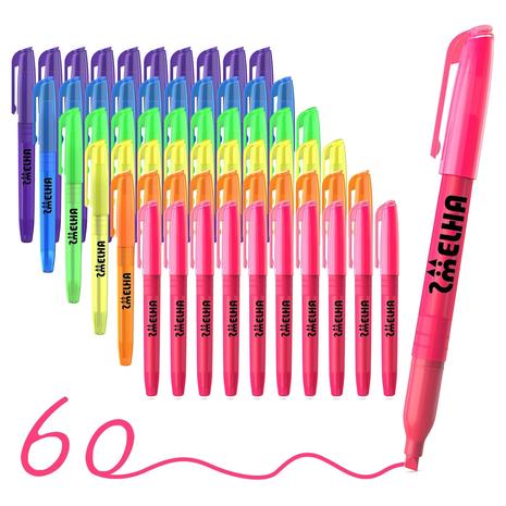 60-Pack Assorted Colors Highlighters