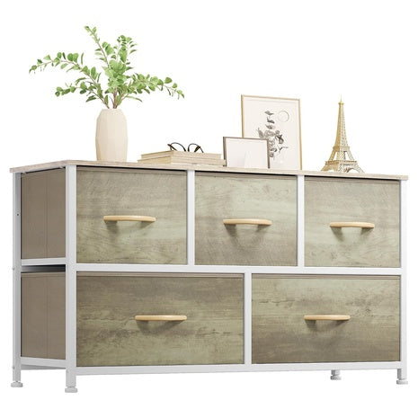 Wide 5 Drawer Dresser