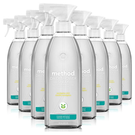8 Bottles Method Daily Shower Eucalyptus Cleaner Spray