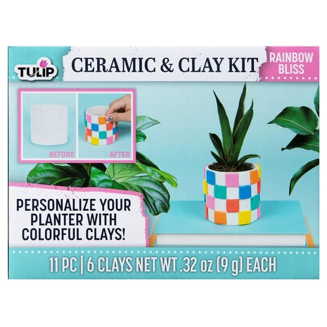 Tulip Ceramic & Clay Planter Decorating Kit