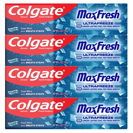 4 Colgate MaxFresh Toothpastes