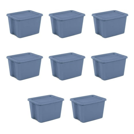 8 Sterilite 18-Gallon Storage Totes